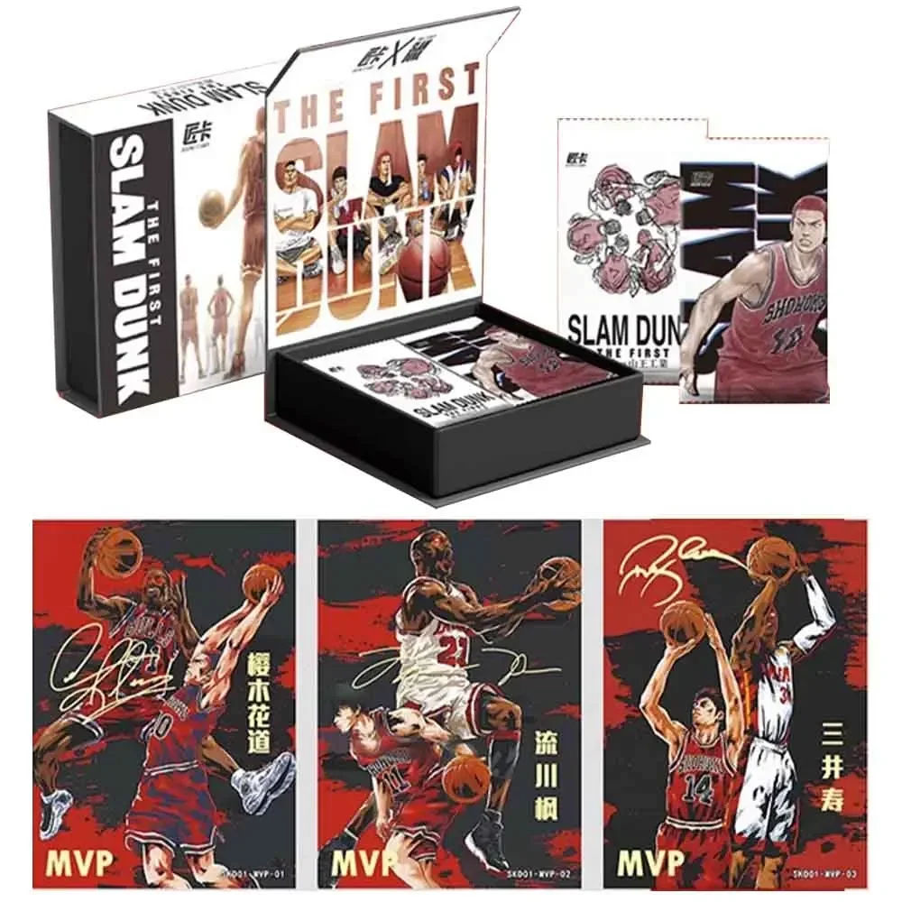 

Slam Dunk Card Ball Sports Card Bronzing Package Sakuragi Flower Path Rukawa Maple Red Haruko Anime Collection Card Childr Gift