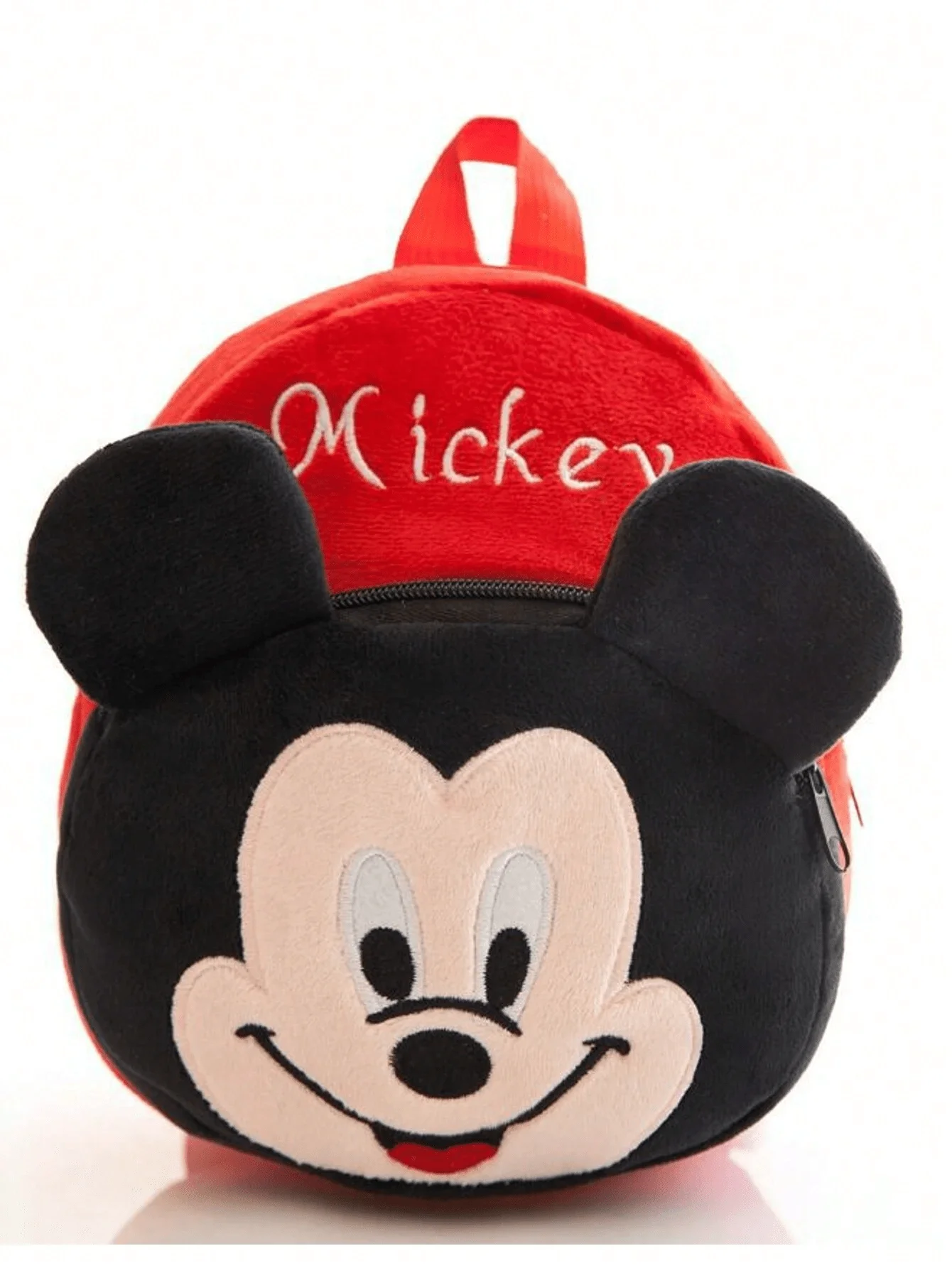 Sac à dos dessin animé Disney, mignon point, Mickey Mouse, Winnie l'ourson, sac d'école en peluche, fournitures scolaires pour étudiants