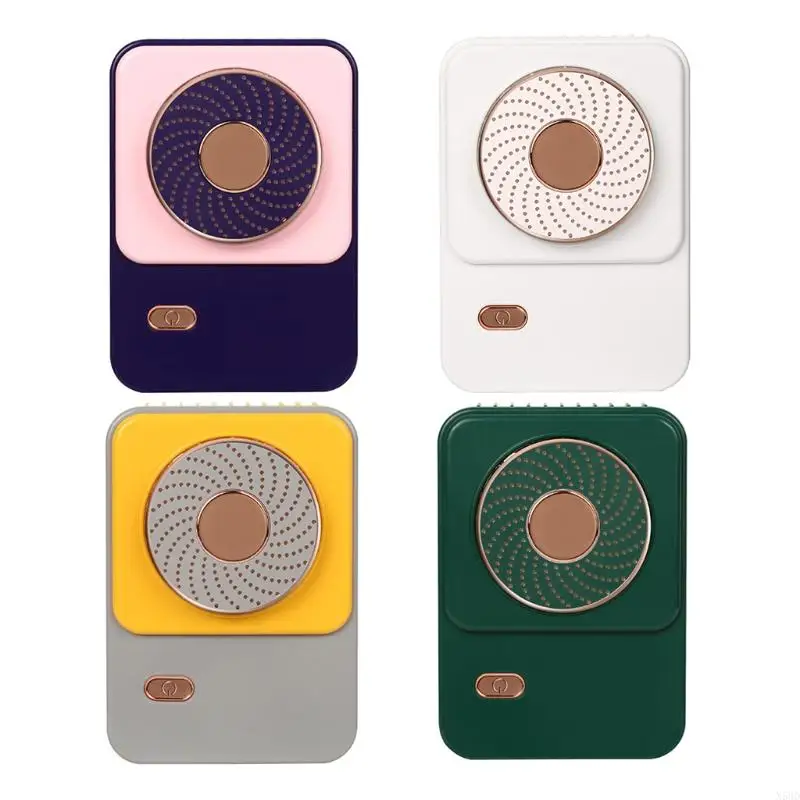 Mini fã pescoço, design fofo pequeno fã portátil pescoço para crianças elegantes meninos e meninas viagens ar livre