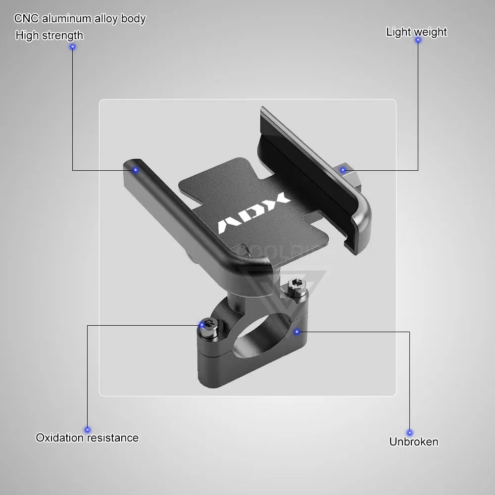 Motosiklet telefon tutucu Alüminyum Alaşımlı Stand SYM ADX 125 150 300 400 ADX 125 Aksesuarları 2024