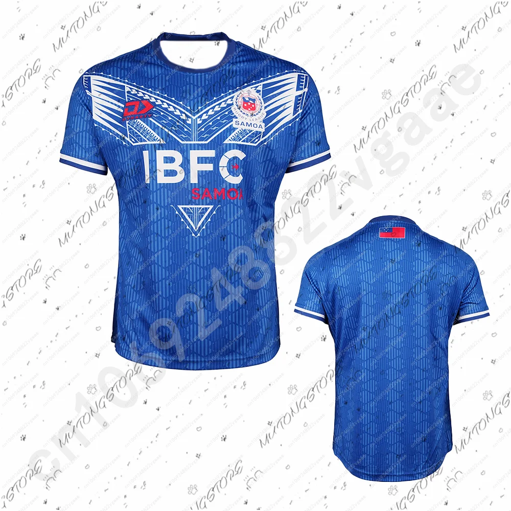 2025 Toa Samoa Rl Junior Rugby Jersey ropa hombres niños tren camiseta equipo adolescente niños masculino Top Away Kit camiseta Unisex