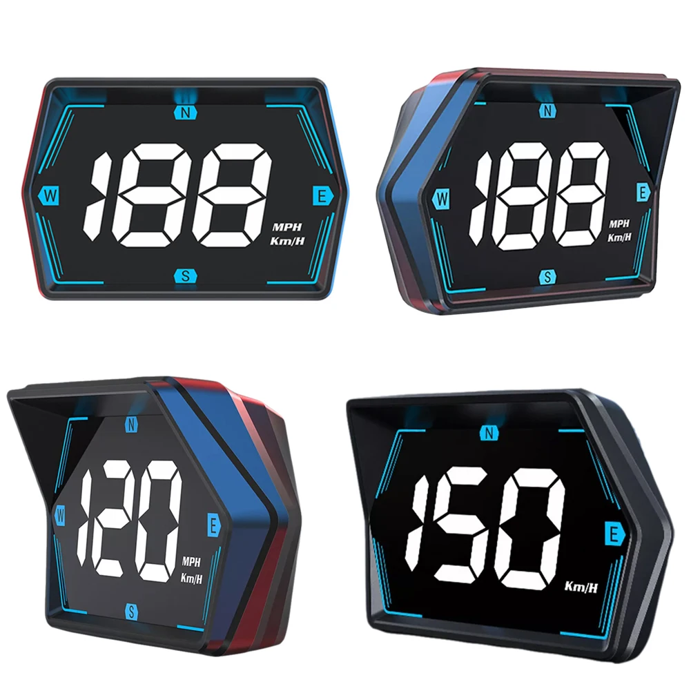 

Автомобильный цифровой GPS-спидометр, устройство с HD-экраном, с компасом, спидометром, спидометром и счетчиком скорости