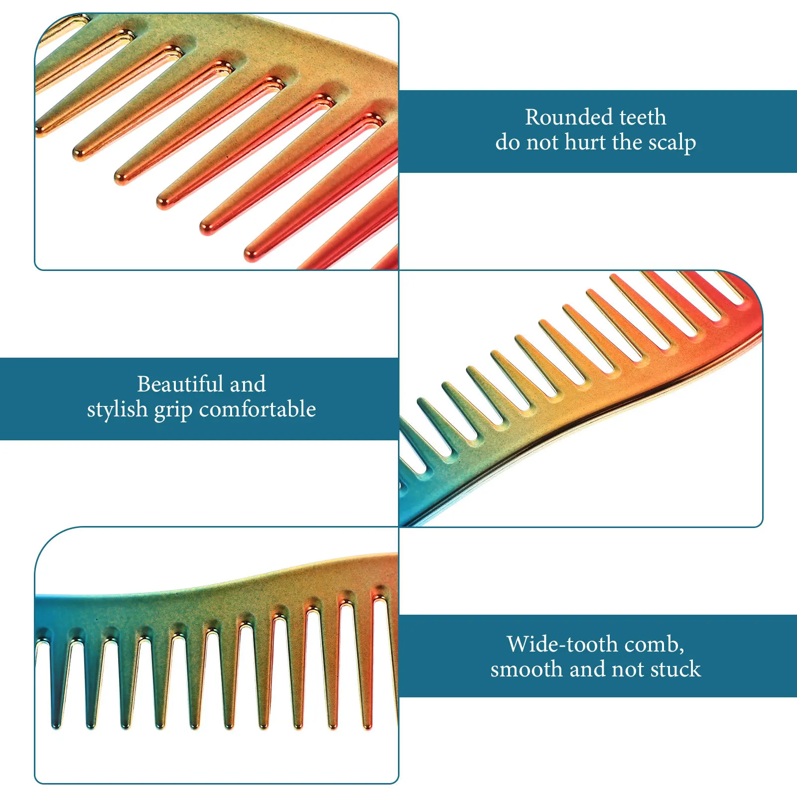 

Tooth For Men Styling Detangling For Wet Or Dry Hair Salon Grade Hair Styling Comb Abs Hairdressing Comb