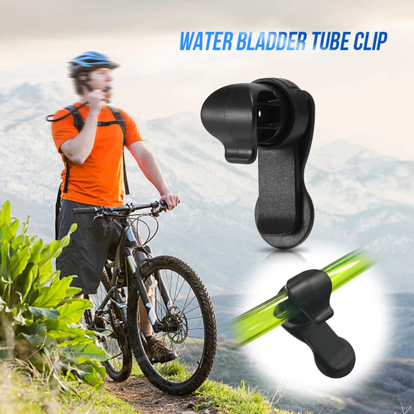 Universal Magnetic Tube Clip Water Bladder Hose Clip Removable Hydration Pack Clamp Magnetic Hose Holder