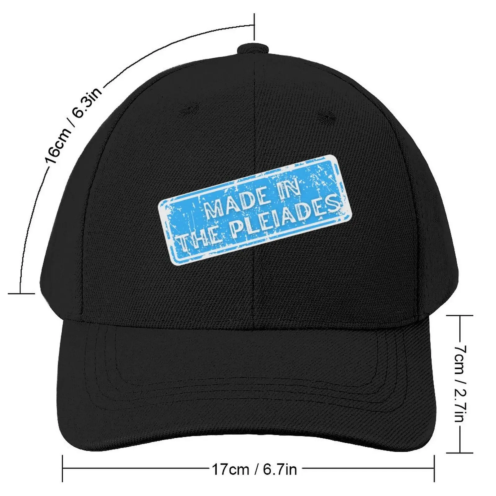 MADE IN THE PLEIADES, STARSEED STAMP Baseball Cap foam party Hat Golf Sunscreen Anime Men's Caps Women's