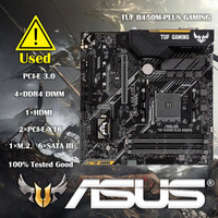 ASUS TUF B450M-PLUS GAMING AM4 AMD B450 SATA 6Gb/s Micro ATX AMD Motherboard