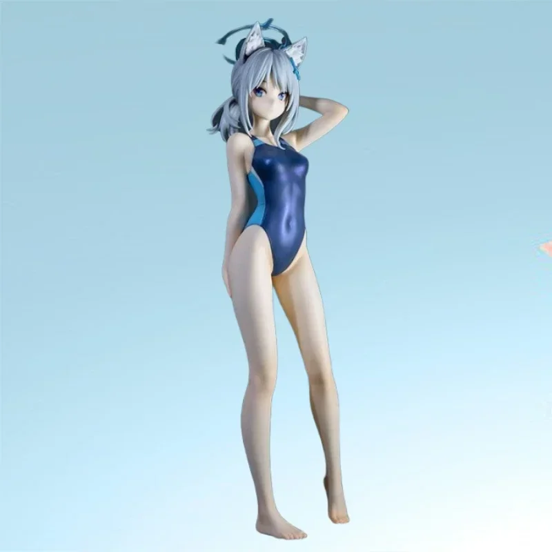 23cm Blue Archive Anime Figure Shiroko Action Figures Swimming Suit Shiroko Sunaokami Figurine Pvc Collection Model Statue Toys