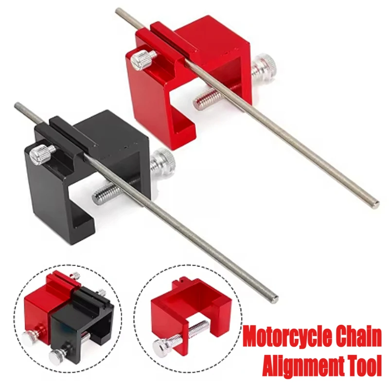 Ferramenta universal de alinhamento de roda dentada de corrente de motocicleta atv alinhamento de corrente de motocicleta para