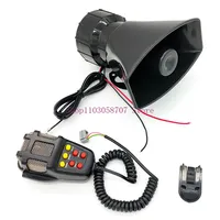 12V 7 Sounds 110dB Wireless Electronic Siren Loud Car Warning Alarm Police Fire Siren Horn Car ccessories