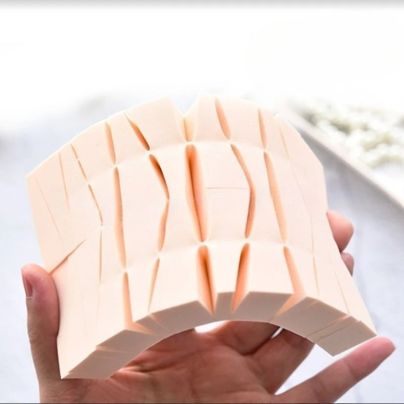 24Pcs Makeup Puff Triangle Face Foundation Cosmetic Women Beauty Makeup Wedges Sponge Wet and Dry Use Instrumentos De Maquillaje