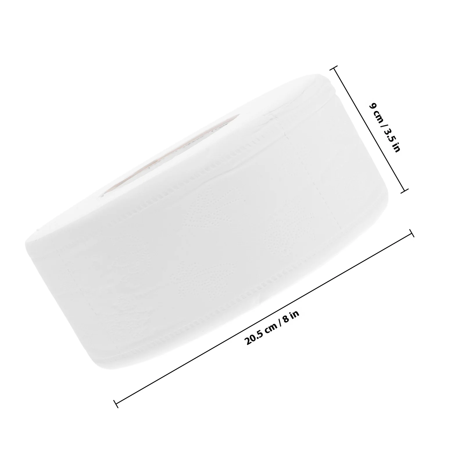 1 لفة من ورق التواليت السميك المكون من ثلاث طبقات مصممة للمناطق العامة ذات حركة عالية، حمام فعال لامتصاص الماء ومقاوم للتمزق #6