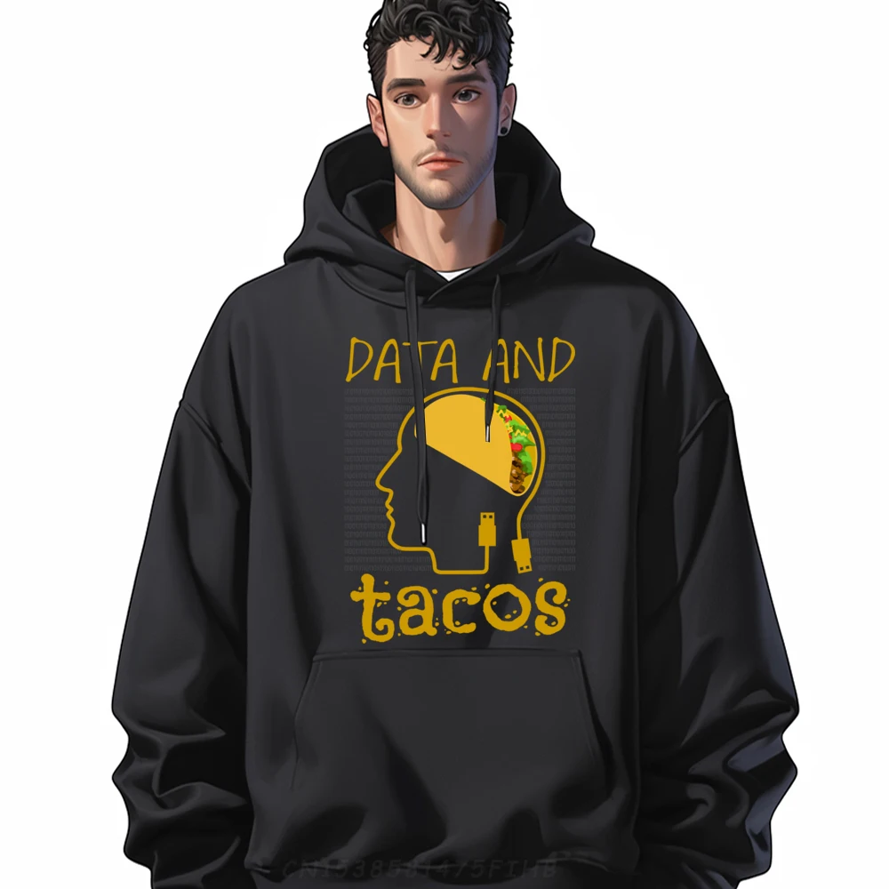 Data Analyst Computer Programmer Math Geek Taco Lover Clothing Hoodies Men Happy New Years