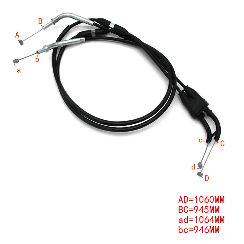 

Motorcycle Push&Pull Throttle Cable Line Wires Scooter Acceleration For Kawasaki ZX1400 ZZR1400 ABS ZX1400 Ninja ZX-14/ZX-14R