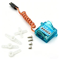 CYS S0307 3.7g/S0403 4.3g 4.8-6.0V Micro Mini Coreless Analog Servo 24T JR/FUTABA Plug For RC Airplane Car VS SG90 MG90 Servo