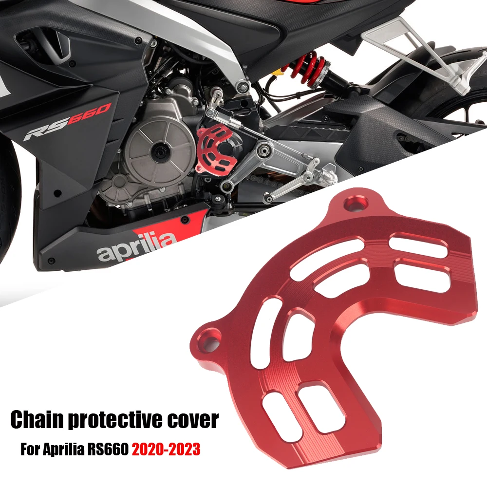 

Motorcycle Front Chain Sprocket Guards Cover Protector For Aprilia RS660 RS 660 2020 2021 2022 2023 TPS Sensor Guard Cover