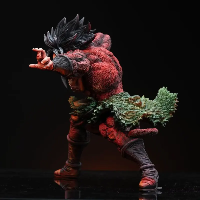 Dragon Ball Broli Super Saiyan 28cm Handmade Animação Personagem Modelo Estátua Colecionável Decoração de Mesa Figura de Ação
