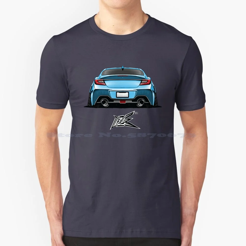 2022 Gr86 Brz Rear Air Blue 2 T Shirt 100% Cotton Tee Modified Gr86 Rear Brz 2022 Brz Rear Stanced Scion Frs New Gt86 Ft86