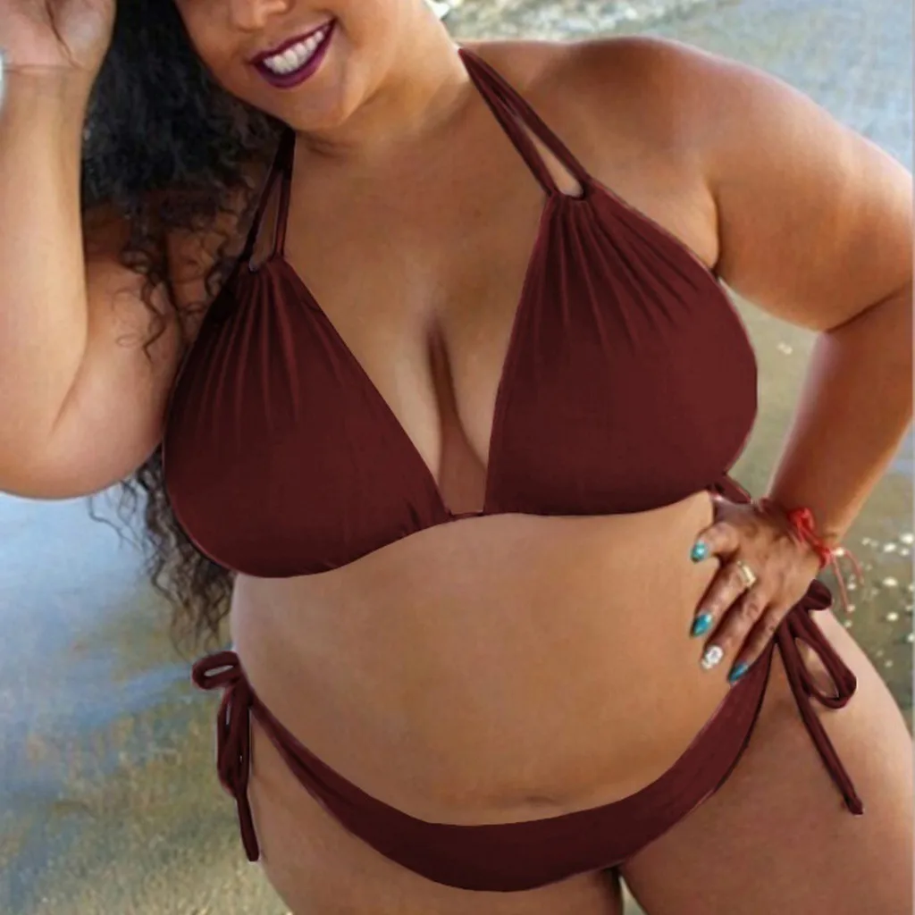 Sexy Bikini set Swimwear Women Plus Size Bandage Swimsuit Thong Micro Bikini Set Summer Beachwear Brazilian Swim Suit Mujer image 3