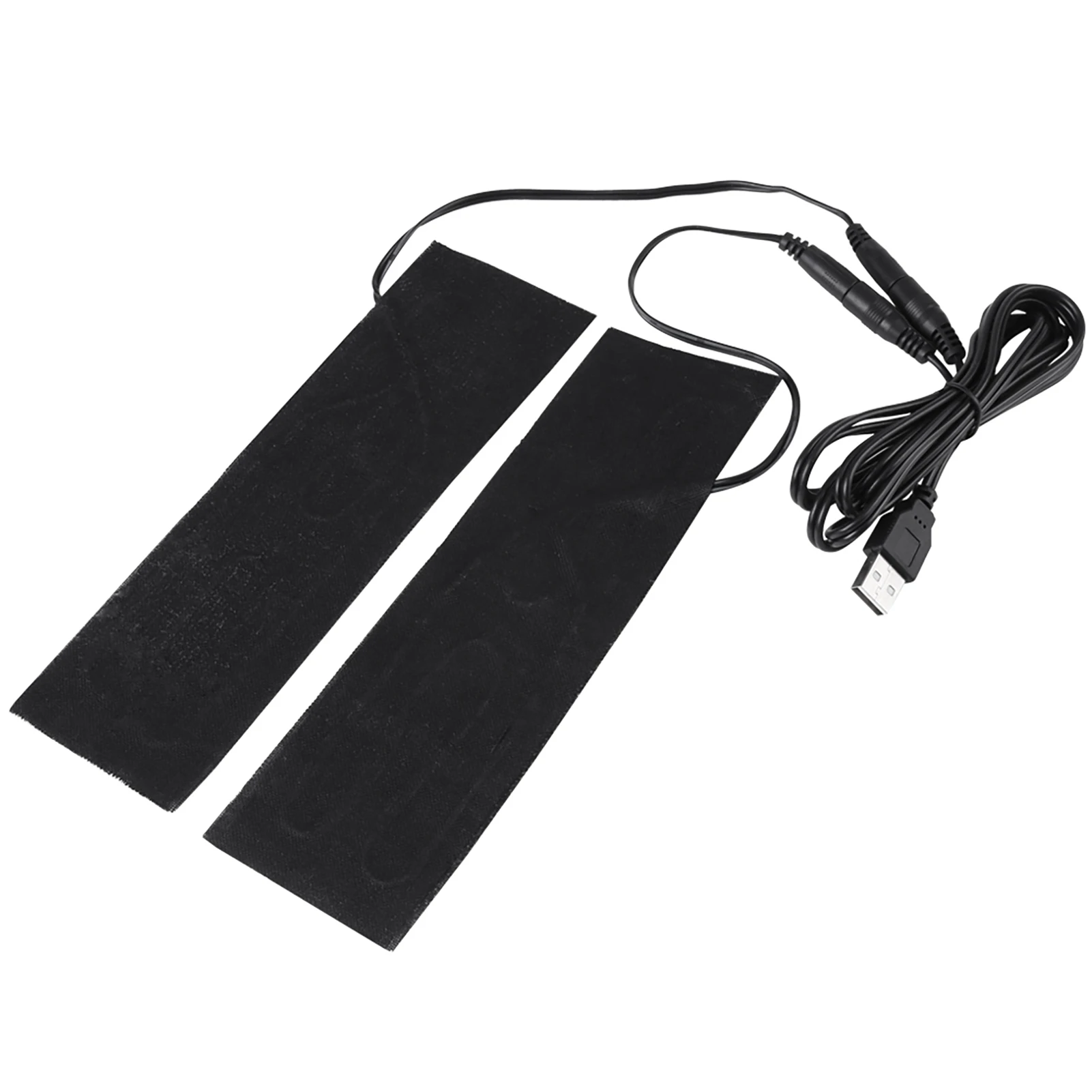 

USB Heating Mat 1 Pair 5V USB Electric Heating Film Heater Pads for Warming Feet Carbon Pad