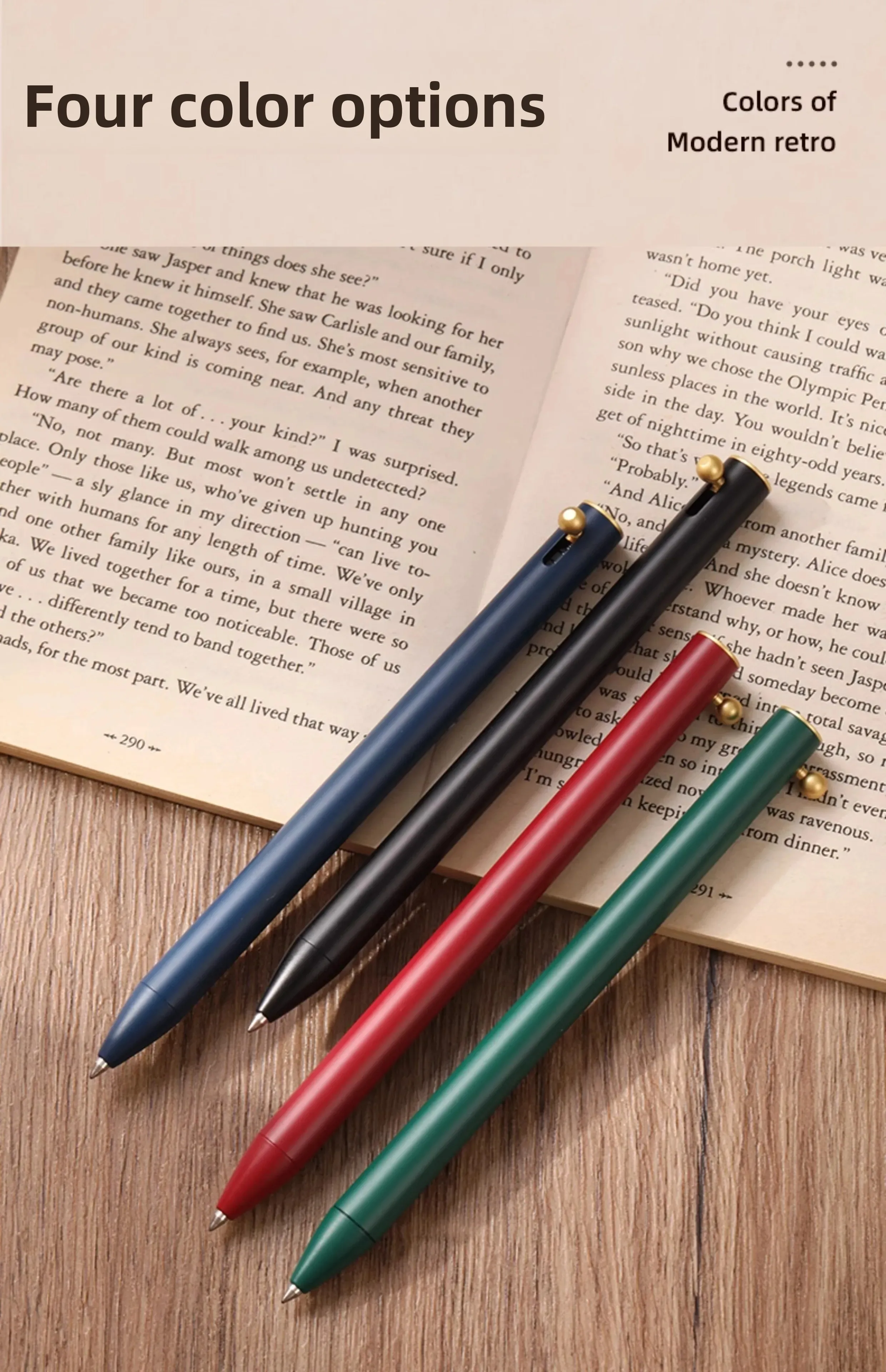 

Sankou JZ16 Press-type Metal Signature Pen Business High-end Brass Rod Heavy Feel Neutral Pen Office Stationery Gift Box