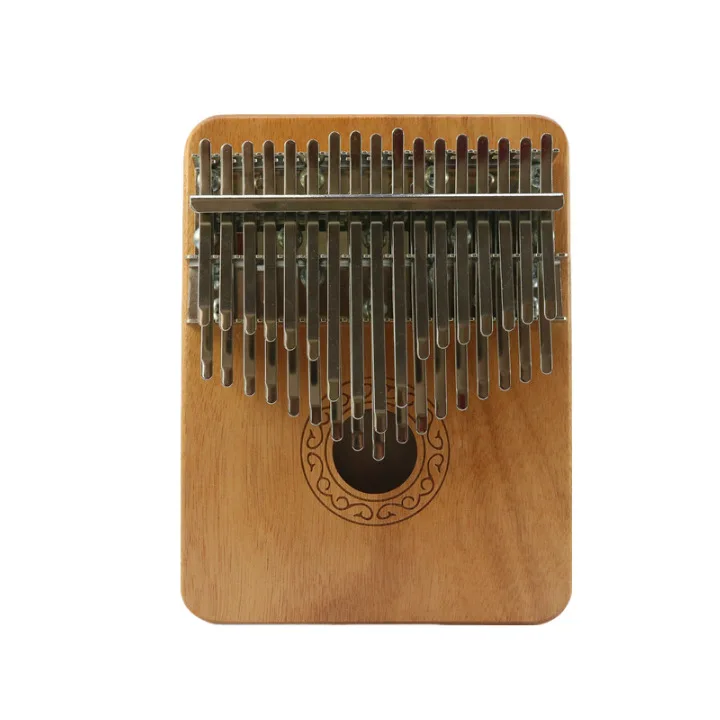 High Quality 34 Key Finger Thumb Piano Kalimba Double Layer Mahogany Wood