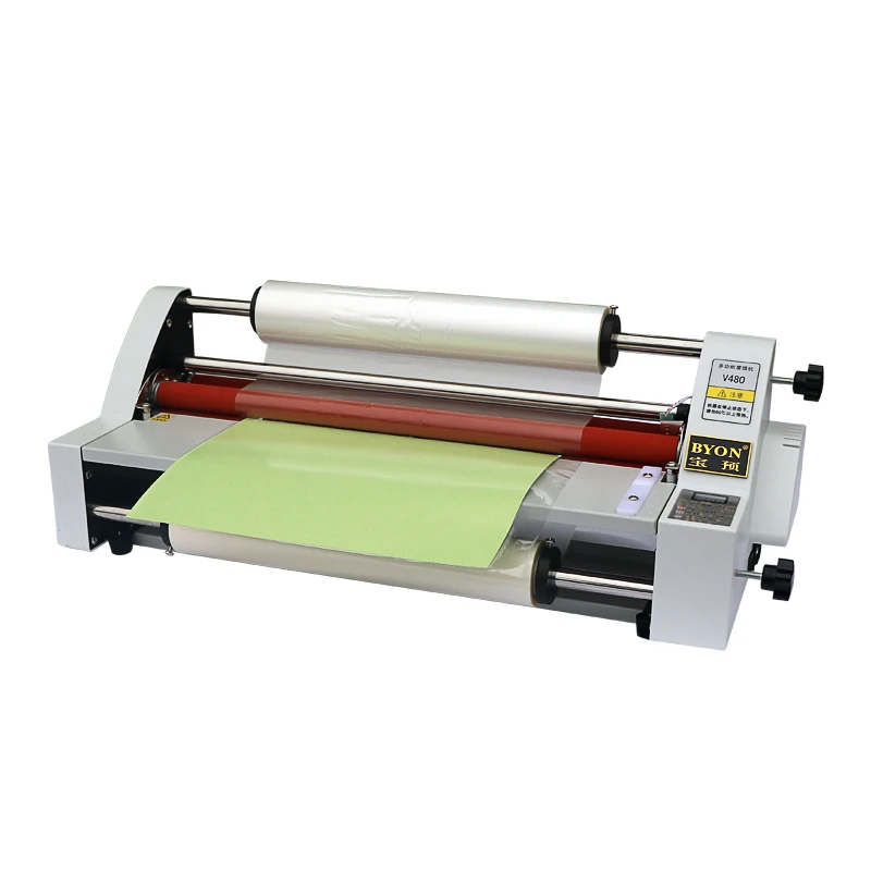

High Quality Business Card Laminating Bopp Film Machine With Big Steel Roll V480 Laminating Machine