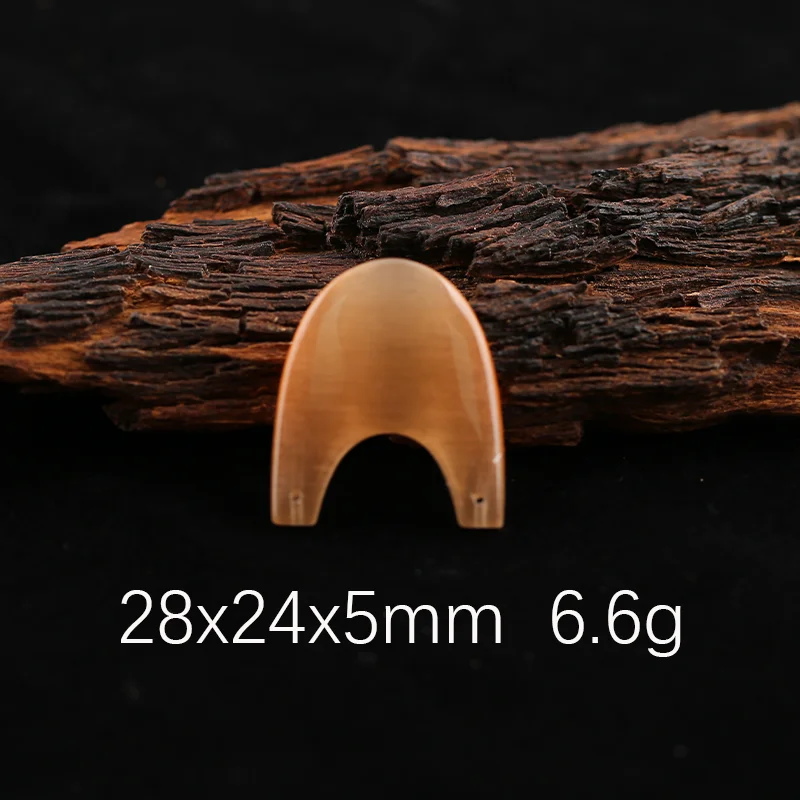 B&F Handmade cymophane Pendants, Genuine Natural stones beads, Unique Stones for jewelry & DIY Earring Beads