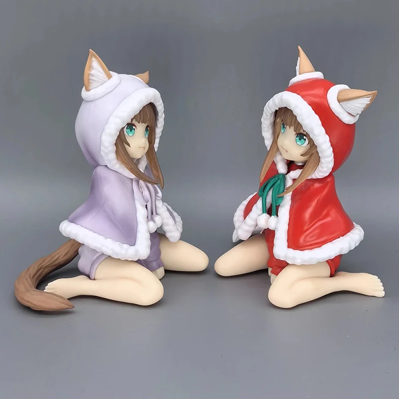 Uchi No Neko Ga Onnanoko De Kawaii Kinako Action Figures Sakura Soybean My Cat Is A Kawaii Girl Anime PVC Toys Game Model Gifts