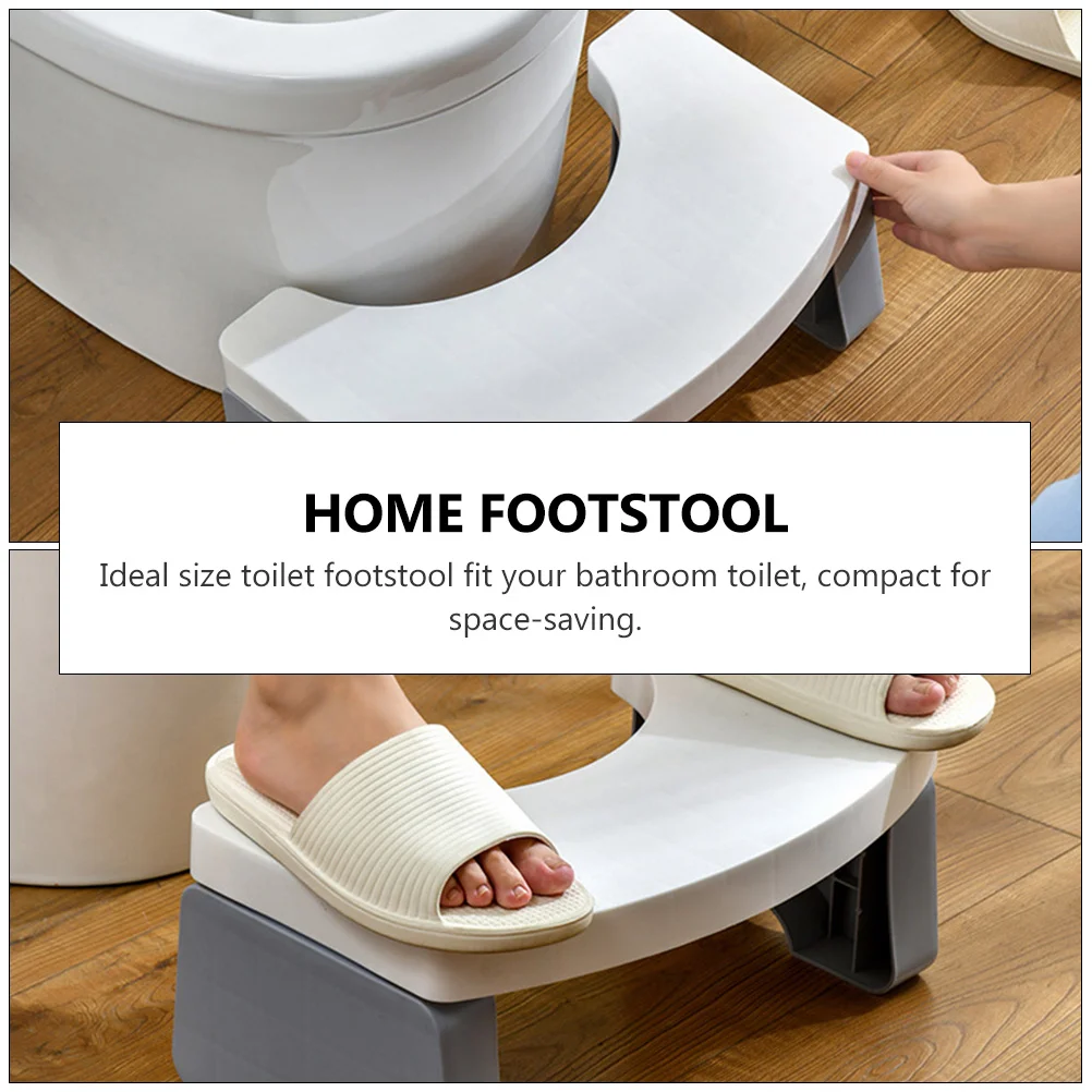 Toilet Step Stool Foot Plastic Footstool Durable Squat Bathroom Creative Toddler Child Heighten Squatting Chair