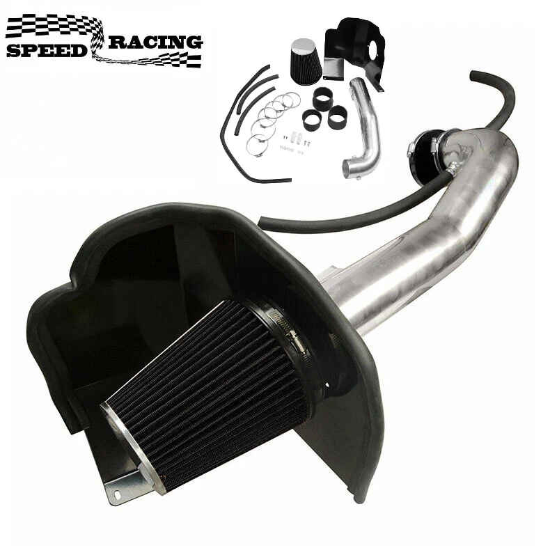 

Cold Air Intake Kit + Heat Shield for 14-19 Chevrolet GMC Cadillac 5.3L 6.2L for 2014-2019 GMC Sierra with 5.3L/6.2L V8 Engine