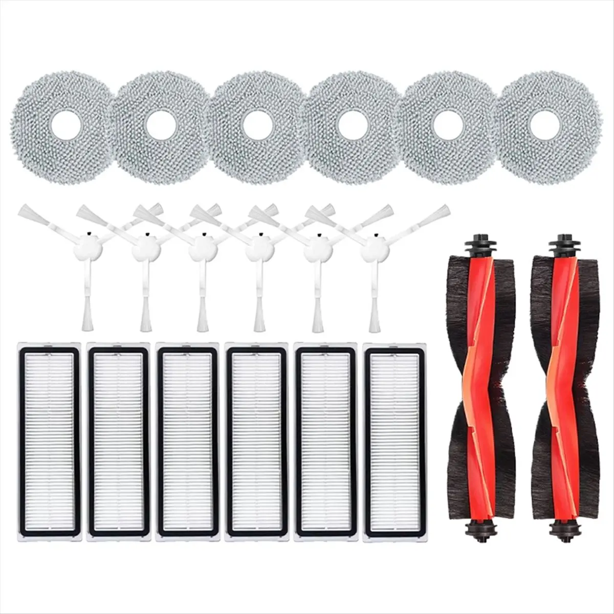 DT906 TO For Robot Vacuum S10+ / S10 Plus B105 Spare Parts Accessories Main Side Brush Hepa Filter Mop Cloth Rag