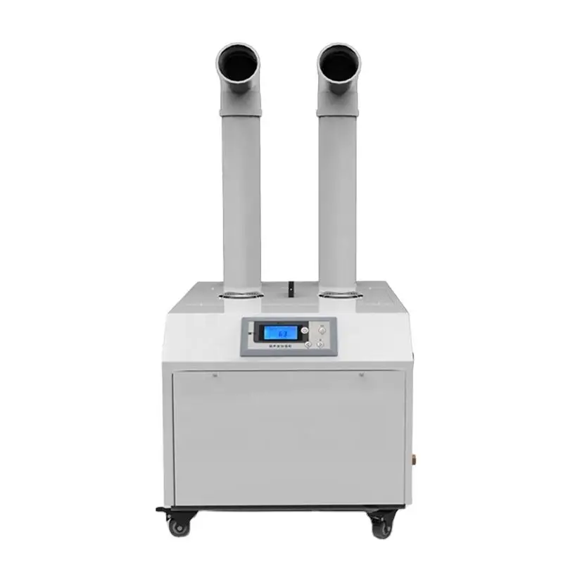 

Automatic Double Pipe Large Humidifier for Greenhouse Industrial Ultrasonic Agricultural Humidifier Vertical Water Mist Machine