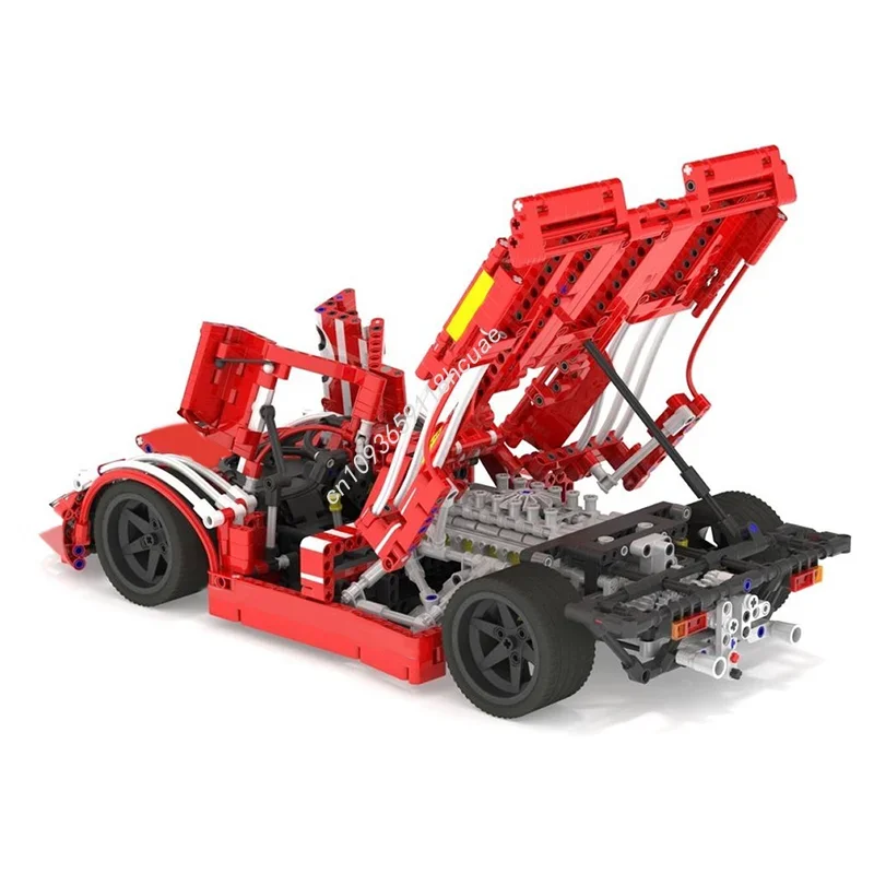 1895pcs MOC Porscheed No Technical Model Building Blocks Toys Construction Assemble Creative Christmas Gifts Idea Brick Birthday