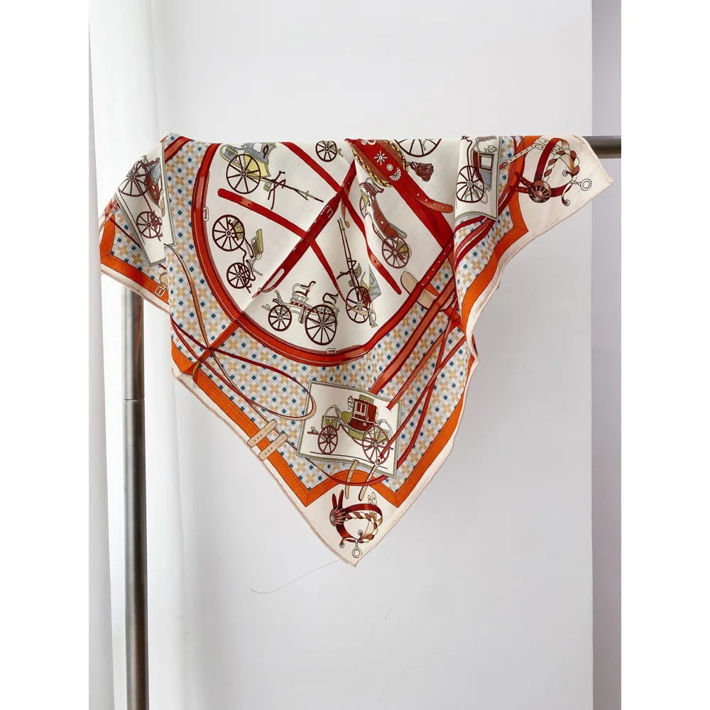 

Шарф с лицом AB, шелковые шерстяные шарфы, женские роскошные маленькие шали, квадратные банданы, носовой платок для влюбленных, Рождественский подарок 65 см, 65 см