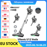 Ultenic U12 Vesla Cordless Vacuum Cleaner, 30KPa Suction, 450W Motor, 1L Dust Box, Up to 45 Mins Runtime, Removable Battery