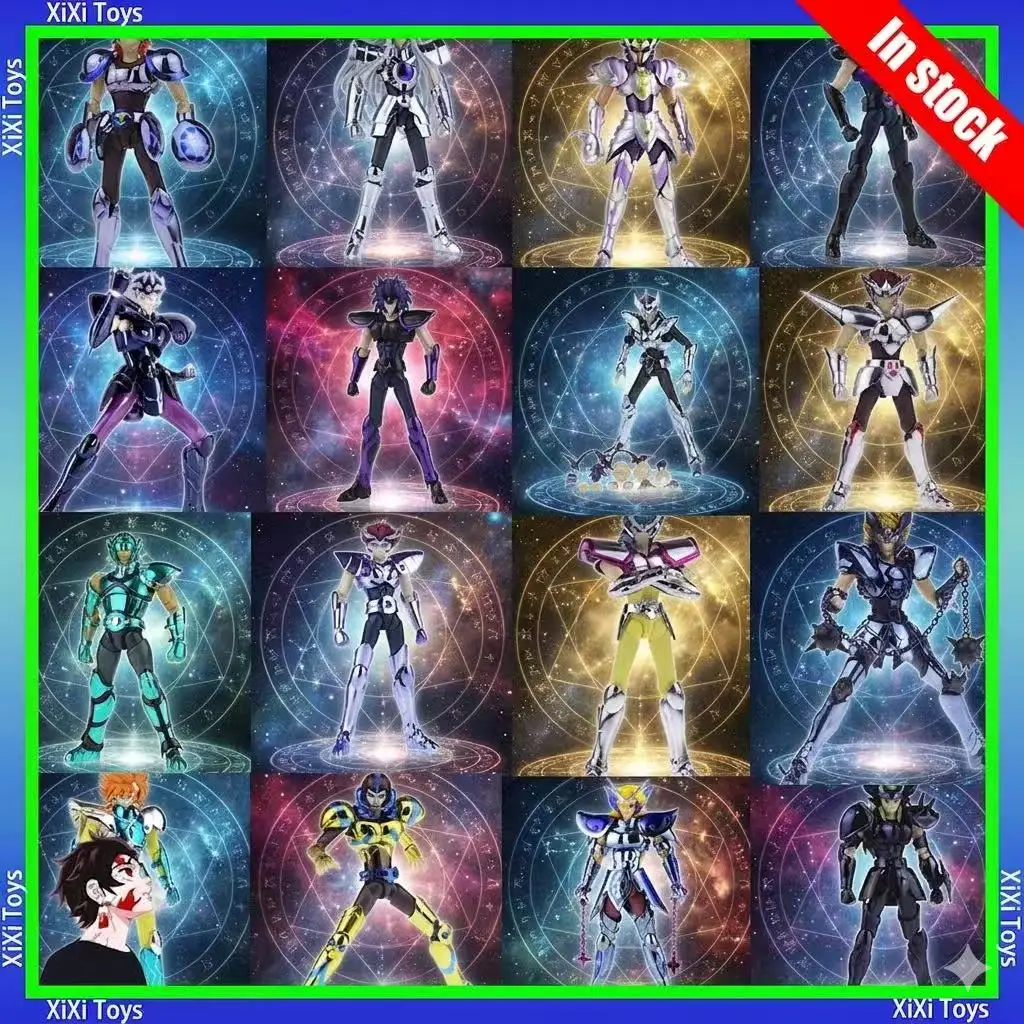 

CS Model Saint Seiya Myth Cloth EX Cepheus Perseus Musca Cetus Crateris Canis Cerberus Silver Knights of Zodiac Action Figure