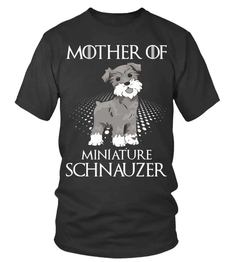 NEW Mother Of Miniature Schnauzer Unisex Classic Tee Vintage Trending S-5XL