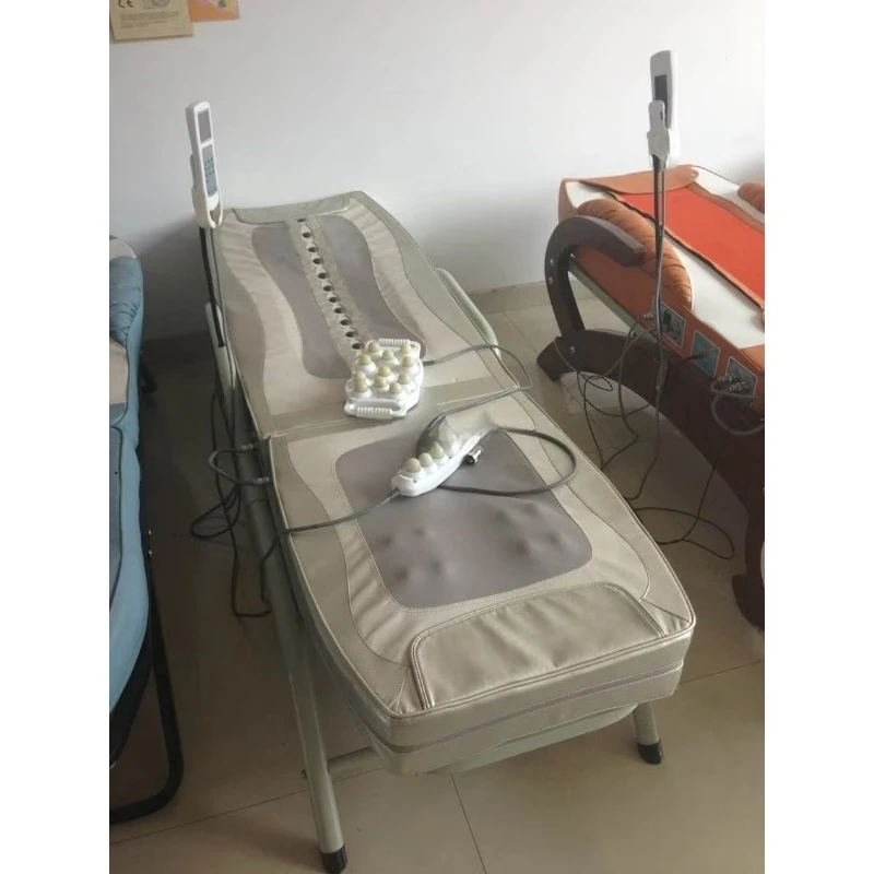 Heating Jade Roller Infrared Physiotherapy Whole Body Massage Bed Model 6018D2