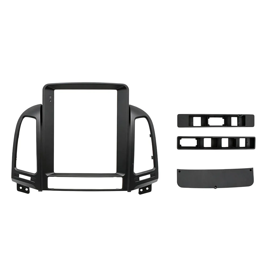 9.7 Inch Vertical Screen Android Car Radio Fascia Frame Dash Panel Kit GPS Navigation For Hyundai Santa Fe 2006-2012