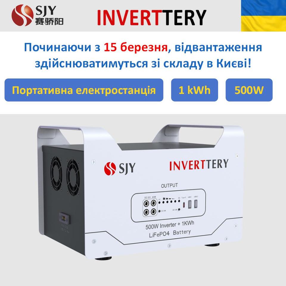  1kWh LiFePO4 Portable Power Station 500W Pure Sine Wave | 3500 Cycles AC 220V Type-C DC | Emergency Off-Grid Solar Generator UPS 