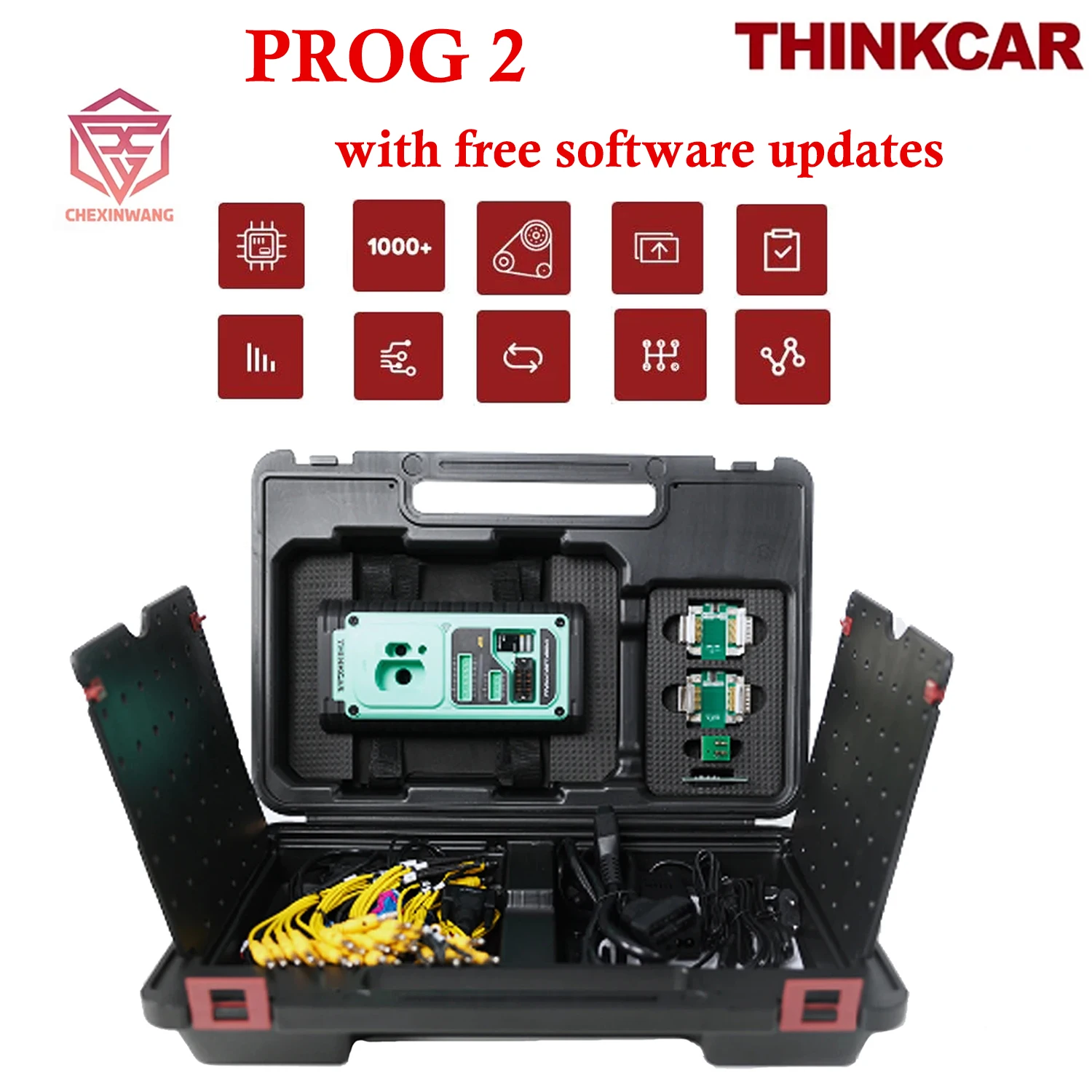 THINKCAR PROG2 Original PROG 2 Advanced Key Fob Programmer and IMMO Tool For EEPROM MCU Reading Writing Infrared Key Generation