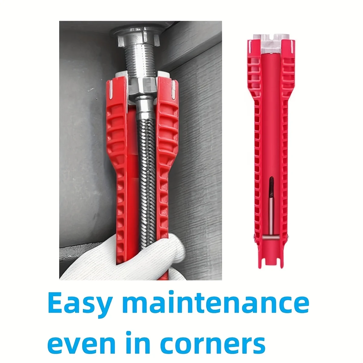 

Multifunctional Plumbing Tool Set: Install faucets & sinks in kitchen, bathroom. Perfect Christmas gift!