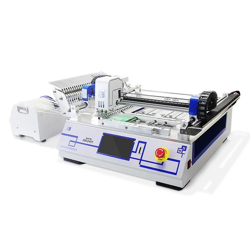 ZB3245T Small Desktop Pick and Place Machine High Speed 2 Head LED Assembly Machine