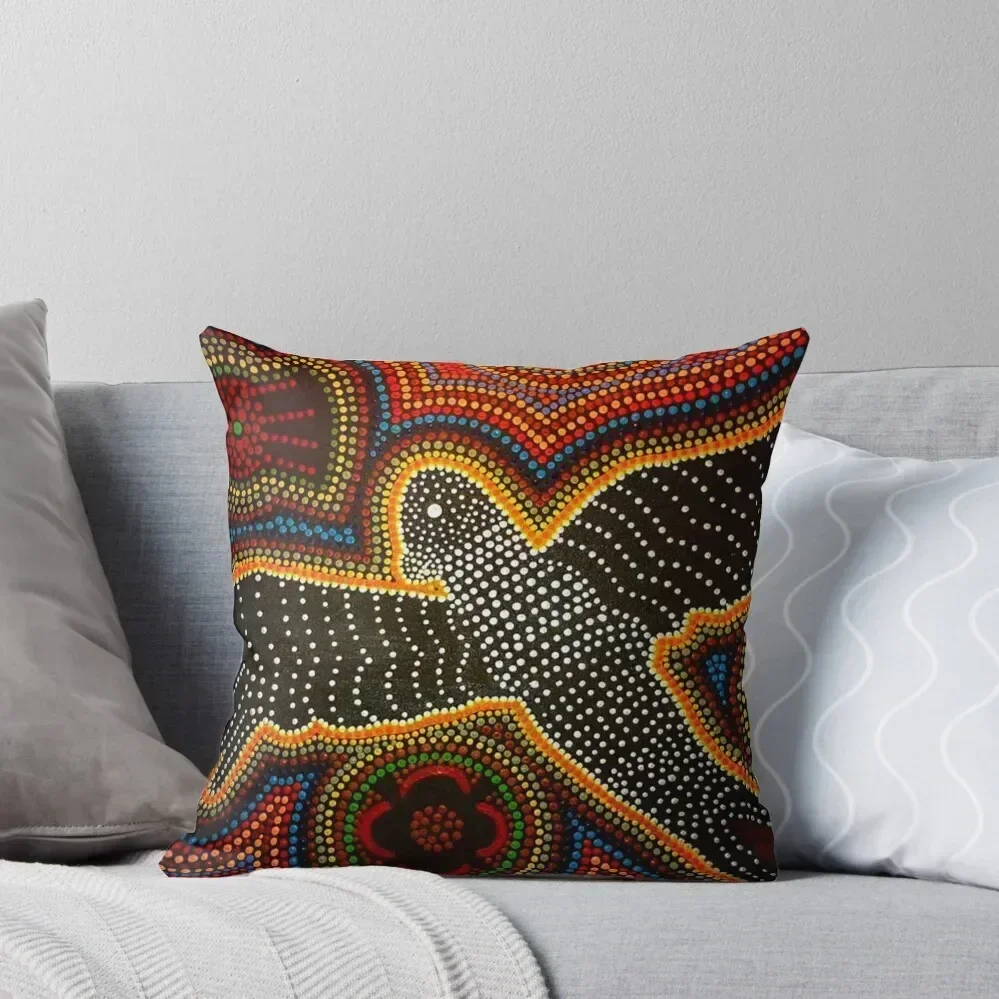 

Black cockatoo - dreaming Throw Pillow Decorative Cover For Living Room Elastic Cover For Sofa pillow