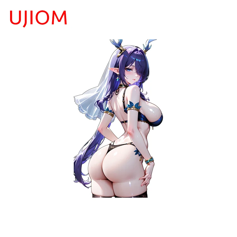 UJIOM Alluring Bikini Bride Lauma Genshin Impact Wall Sticker Enchanting Big Boobs Murals Decal Suitable For Art DIY Home Decor