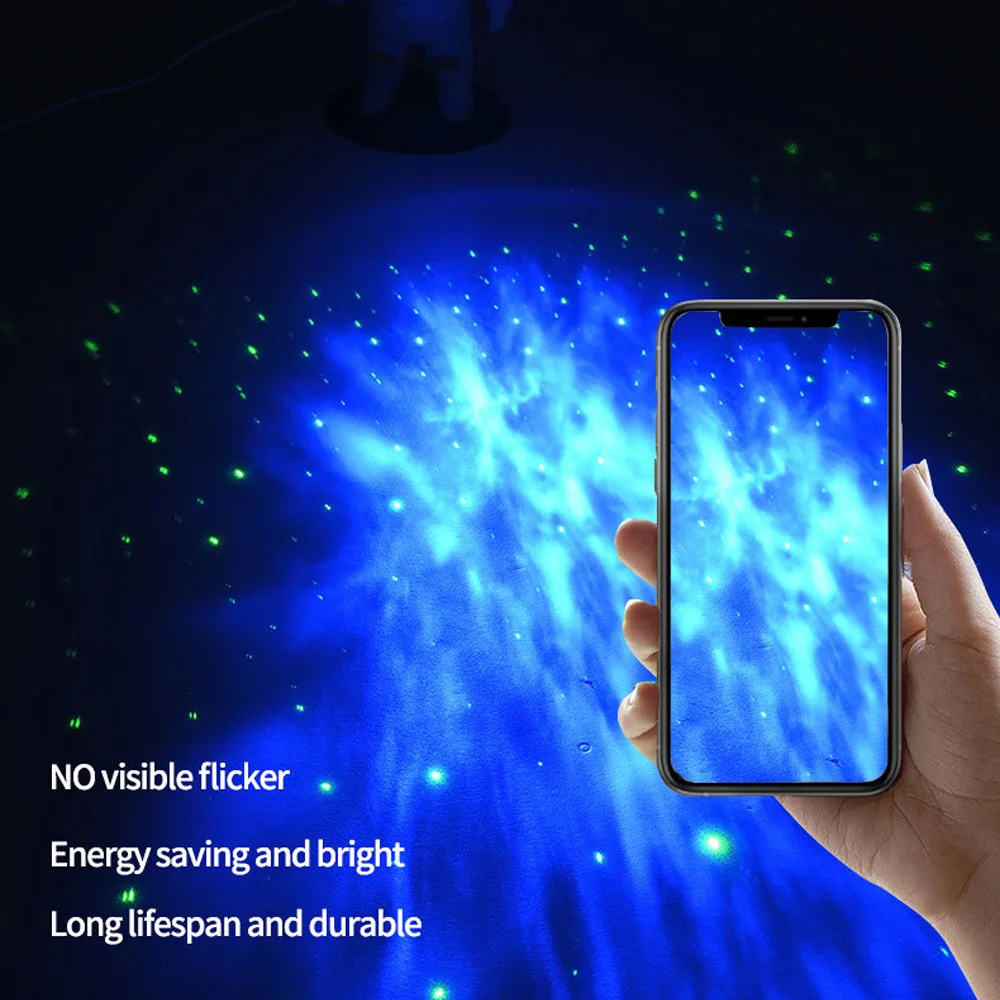 Xiaomi Astronaut Galaxy Night Light Starry Sky Star Projector USB Rechargeable Led Night Lamp For Kids Gift Bedroom Decoration