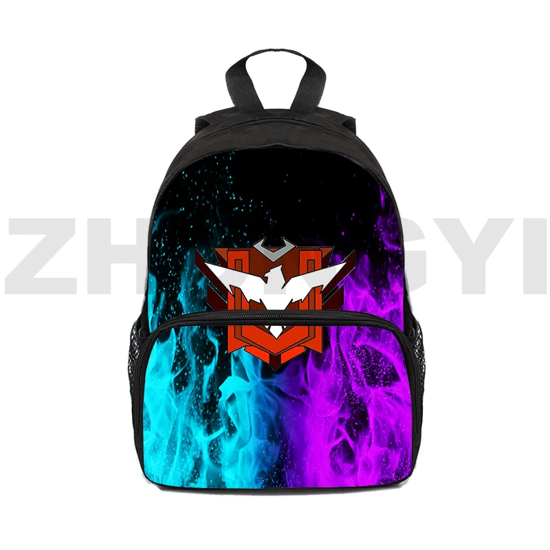 Fashion Free Fire Canvas Backpack Men 3D Cartoon Free Fire Garena Backpacks Kindergarten Children 16 Inch Women Small Bookbag