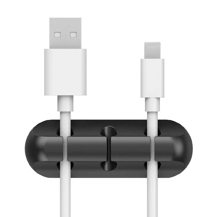 Nnbili Silikon USB Kabel Organizer Kabel wickler Desktop ordentlich Management Clips Kabel halter für Maus Kopfhörer Draht Organizer