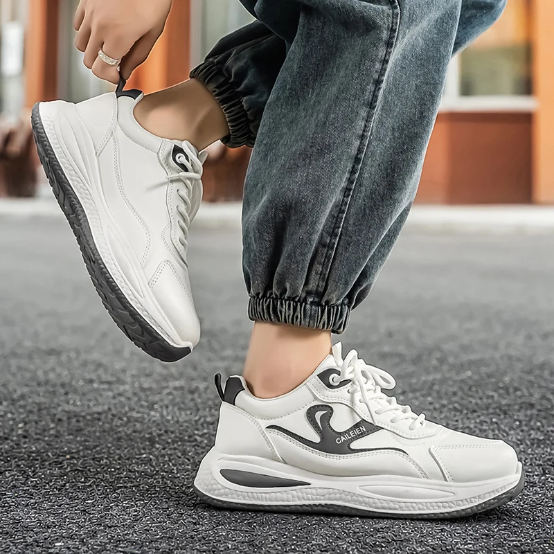 

Men's Casual Running Shoes Outdoor Climbing Sports Dad Shoes Leather Upgraded Version Fall Hot Sale Of The Season New Style