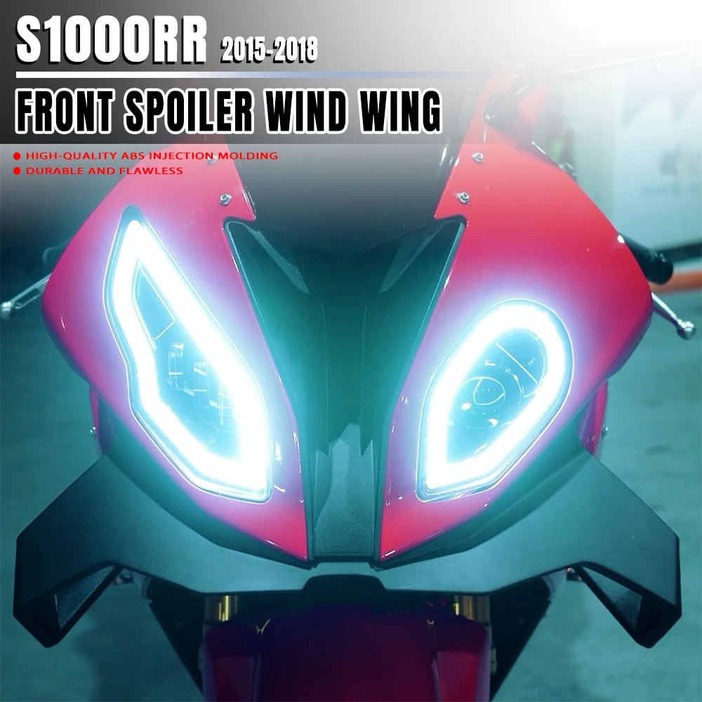 For BMW S1000RR 2015-2018 Front spoiler Lower spoiler flank S1000 RR 2015 2016 2017 2018 Side Wing Side spoiler FRONTAL SPOILERS